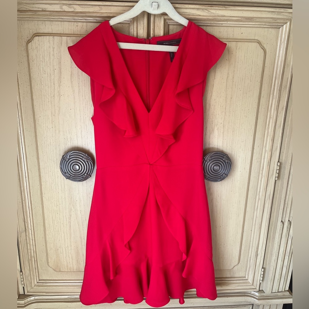 Red BCBGMaxAzria Dress